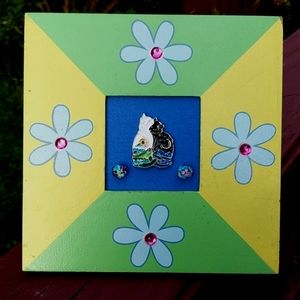 Framed Jewelry Art Collage Mosaic Original Art!